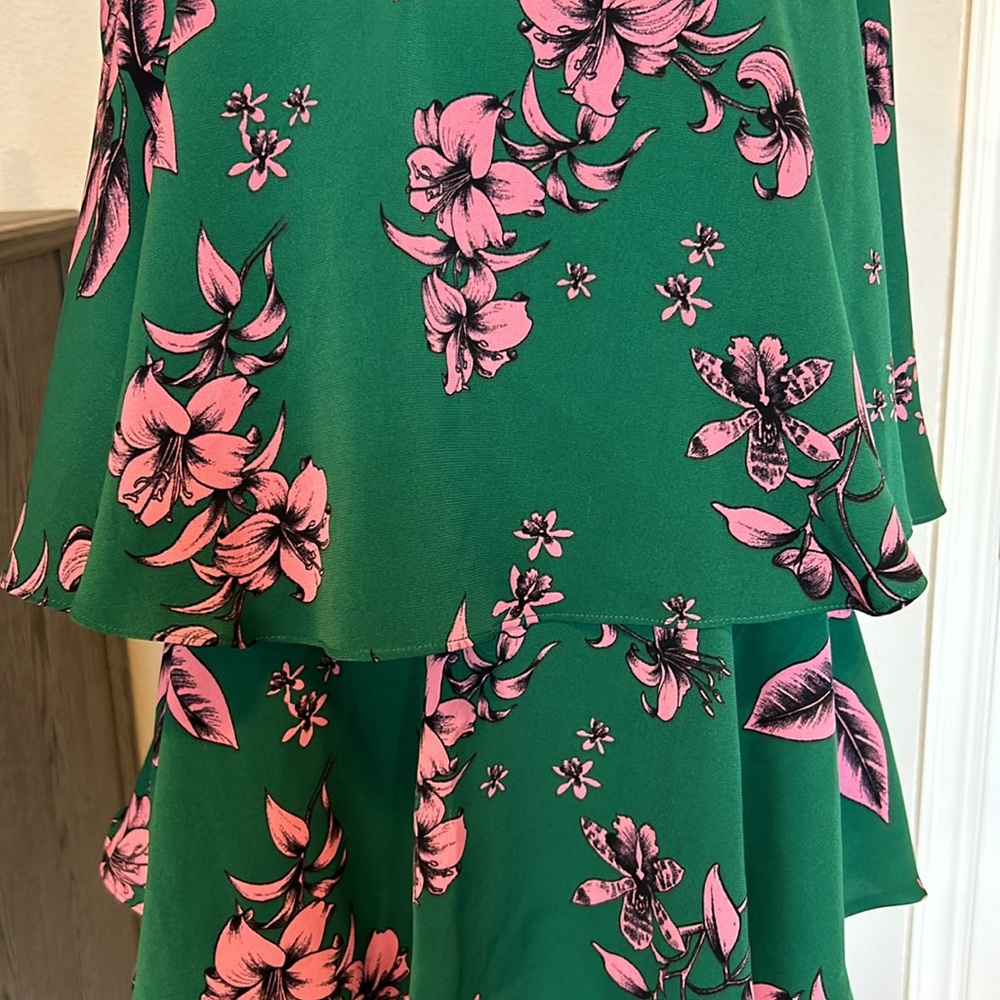 Sam Edelman | Floral Ruffle Mini Dress | Size Med - Picture 5 of 15